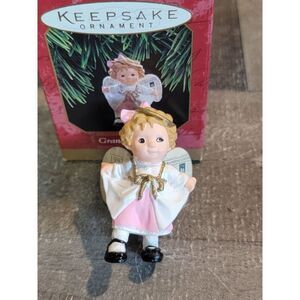 Hallmark 1997‎ granddaughter Angel ornament Xmas decor